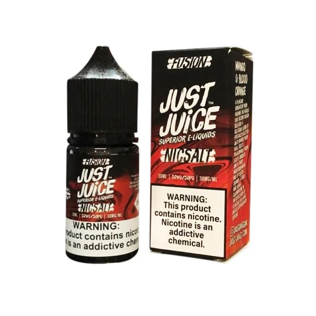 JUST JUICE - FUSION MANGO & BLOOD ORANGE ON ICE 30ML [SALTNIC]
